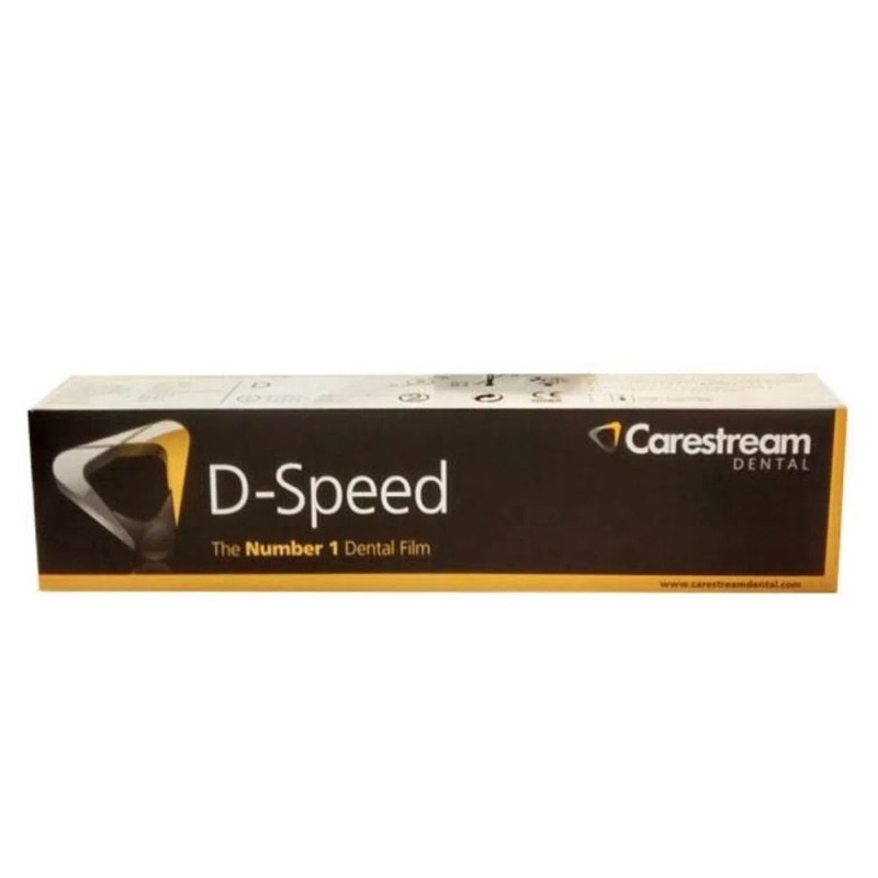 CARESTREAM PLACA RADIOGRAFICA D-SPEED POR 100 UNIDADES