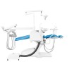EQUIPO SILLON DENTAL 917 BASIC KEJU con banqueta y foco 6 leds.