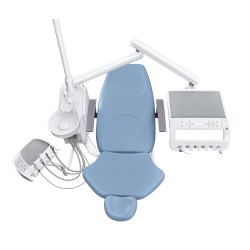 EQUIPO SILLON DENTAL 917 FULL KEJU CON BANQUETA Y FOCO 6 LEDS